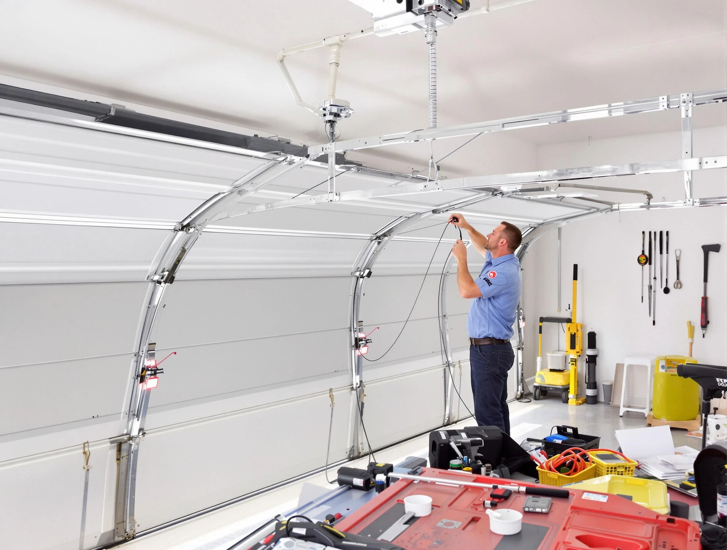Garage door cable repair service by Port Charlotte Garage Door Repair in Port Charlotte