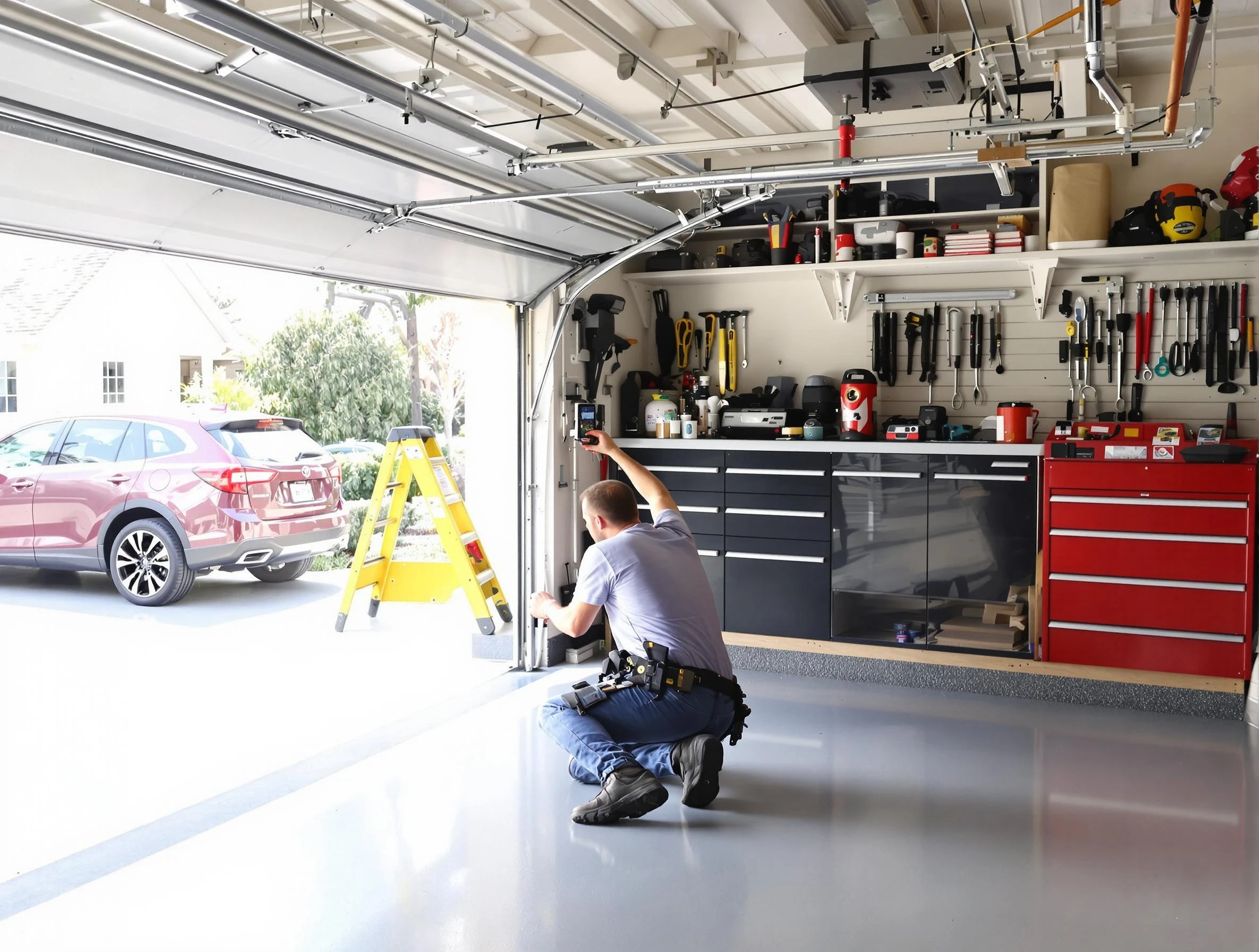 Local garage door repair service by Port Charlotte Garage Door Repair in Port Charlotte