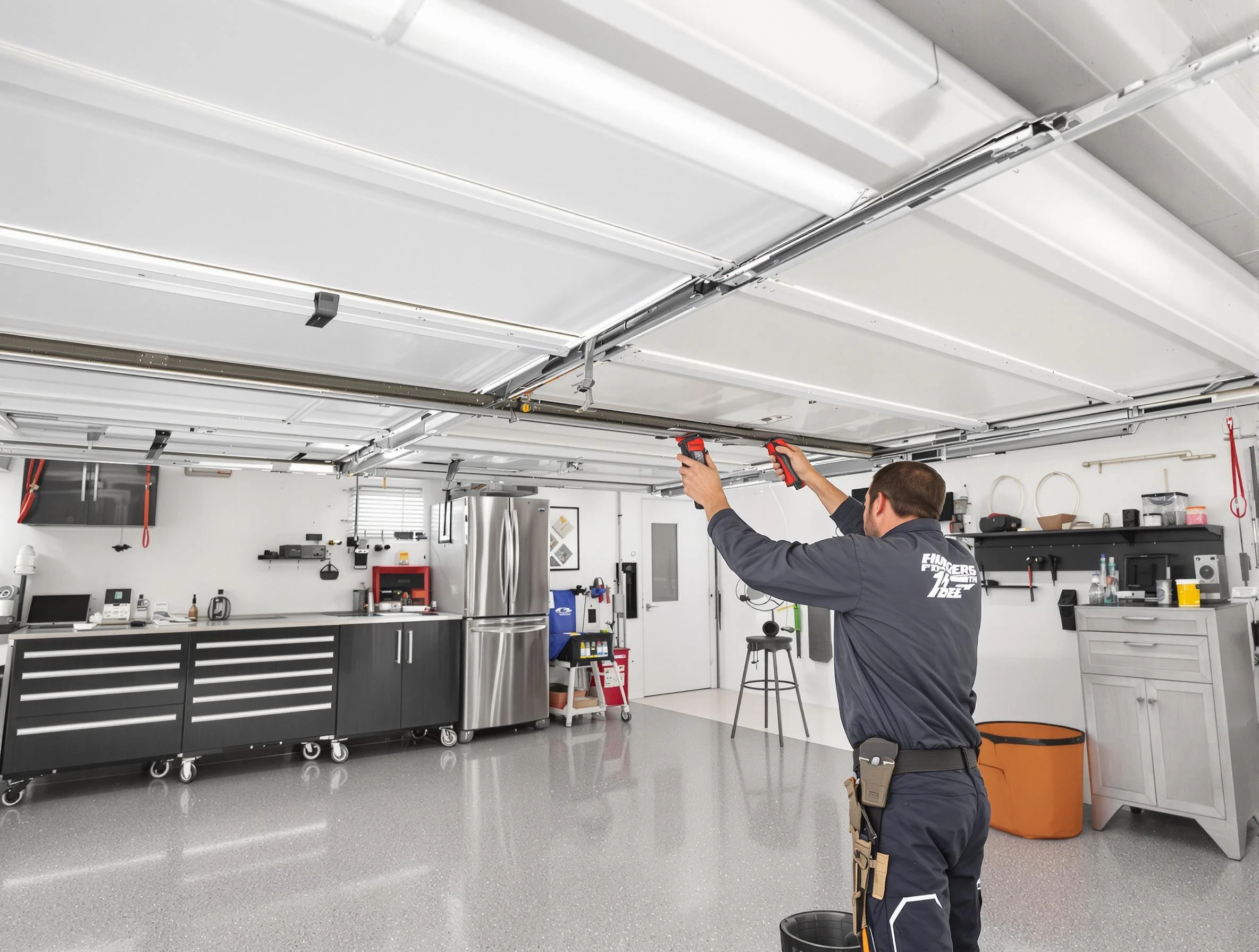 Overhead garage door repair service by Port Charlotte Garage Door Repair in Port Charlotte